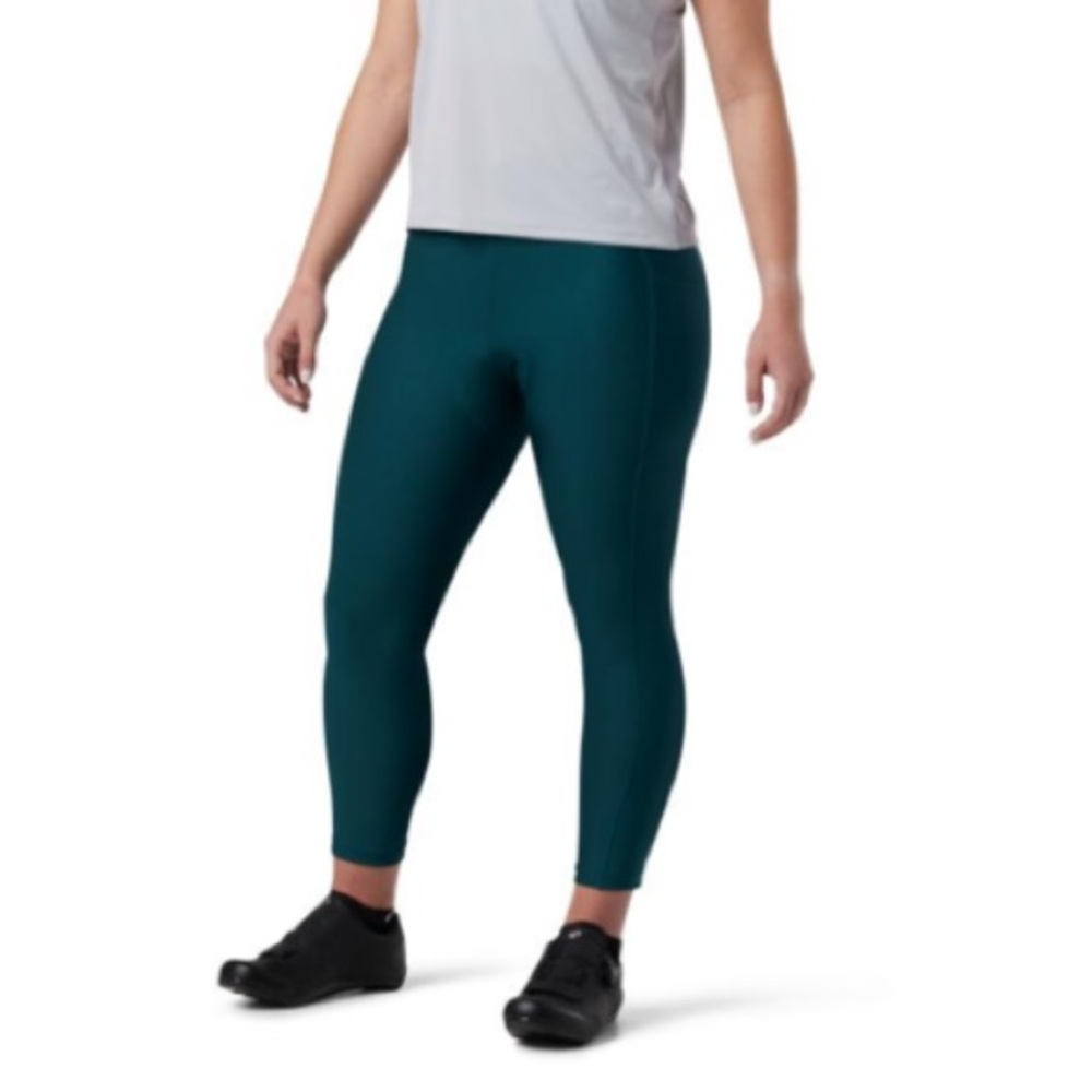Pearl Izumi Sugar 21" Cycling Crop Tights Padded Dark Sea Green Pockets 2025-XL